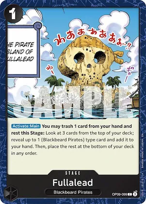 Fullalead (Reprint) #op9-099 – Starter Deck 27: BLACK Marshall.D.Teach