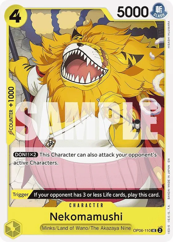 Nekomamushi (Reprint) #op6-110 – Starter Deck 28: GREEN/YELLOW Yamato