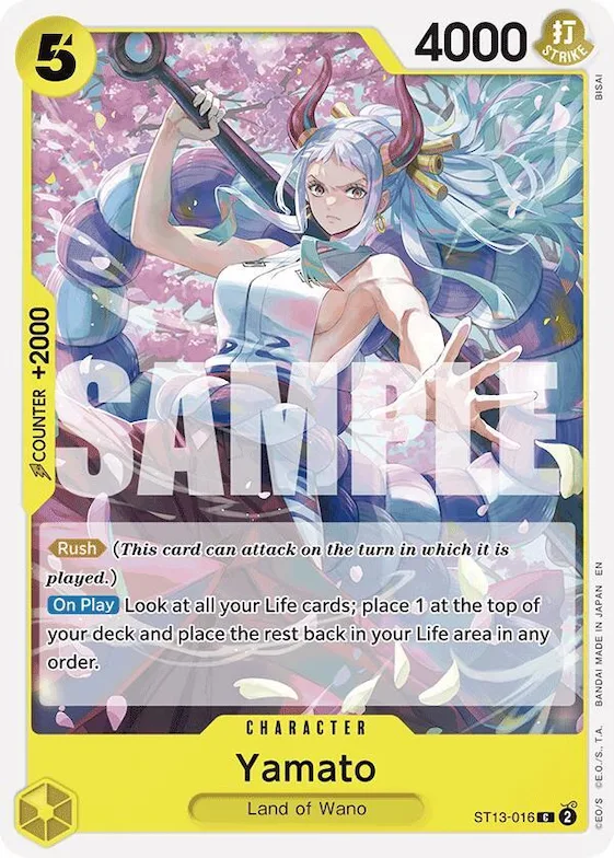Yamato (Reprint) #st13-016 – Starter Deck 28: GREEN/YELLOW Yamato