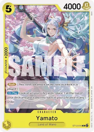 Yamato (Reprint) #st13-016 – Starter Deck 28: GREEN/YELLOW Yamato