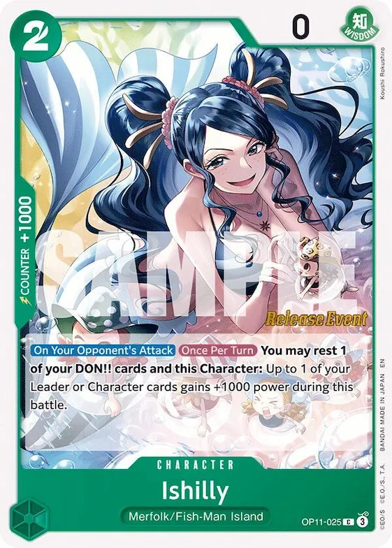 Ishilly op11-025 – OP11 – A Fist of Divine Speed Release Event Cards