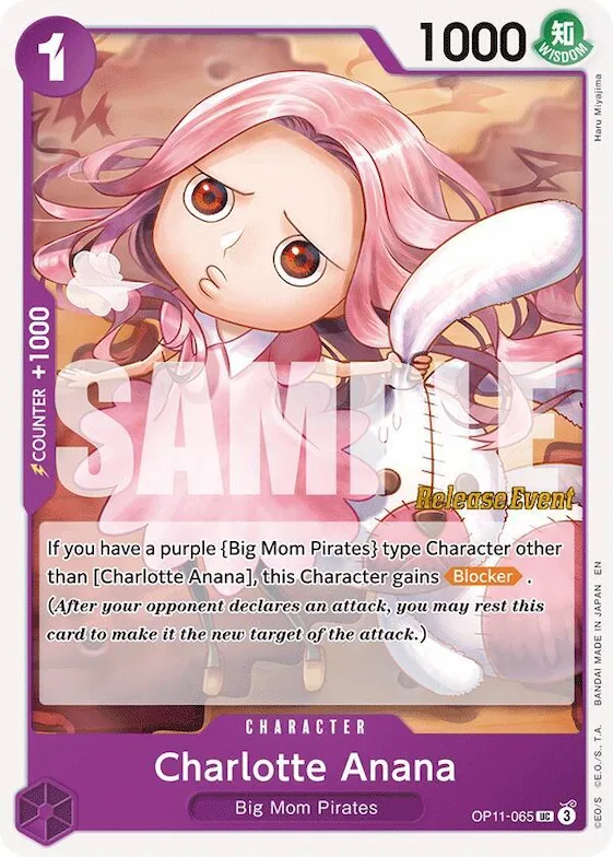 Charlotte Ananas op11-065 – OP11 – A Fist of Divine Speed Release Event Cards