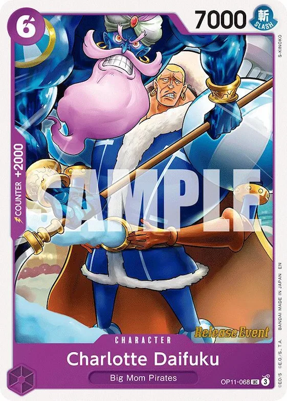 Charlotte Daifuku op11-068 – OP11 – A Fist of Divine Speed Release Event Cards