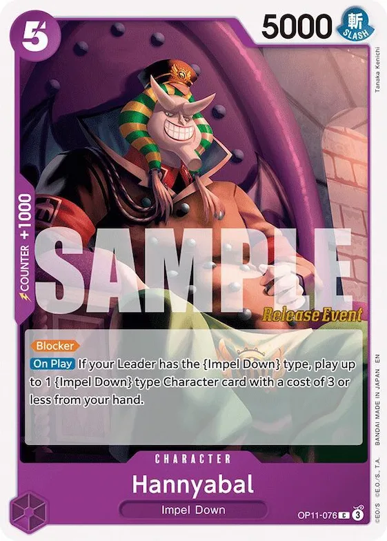 Hannyabal #op11-076 – A Fist of Divine Speed Release Event Cards