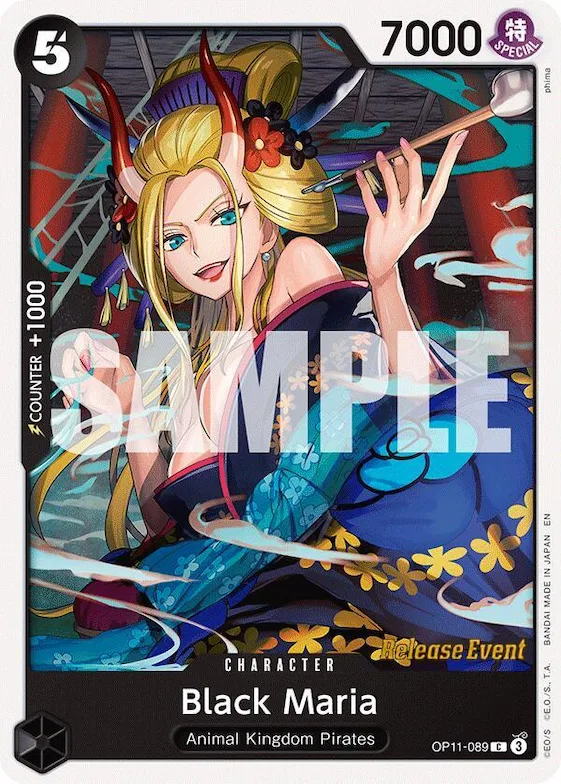 Black Maria #op11-089 – A Fist of Divine Speed Release Event Cards