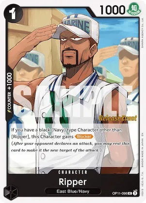Ripper #op11-096 – A Fist of Divine Speed Release Event Cards