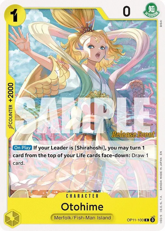 Otohime #op11-100 – A Fist of Divine Speed Release Event Cards