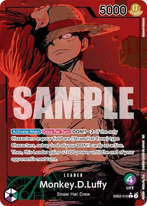 Monkey.D.Luffy (010) (Alternate Art) eb2-010 – EB02 – Extra Booster: Anime 25th Collection