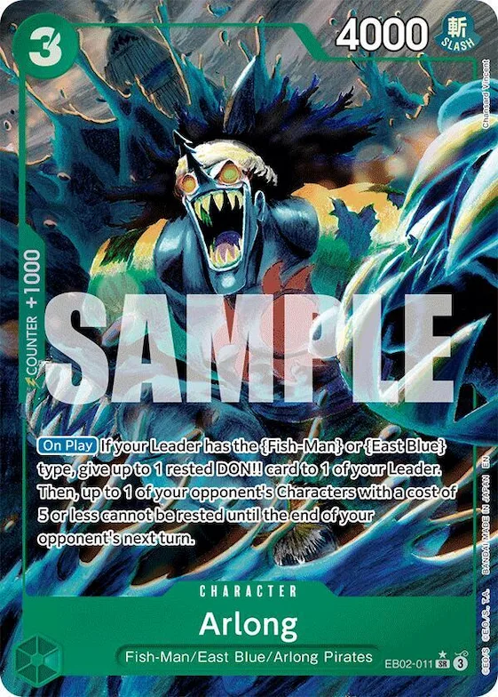 Arlong (Alternate Art) #eb2-011 – Extra Booster: Anime 25th Collection