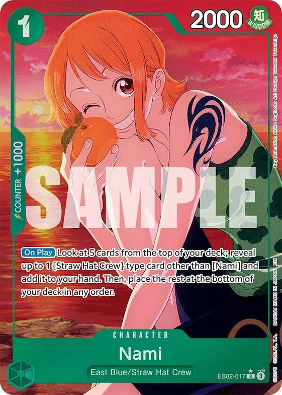 Nami (Alternate Art) #eb2-017 – Extra Booster: Anime 25th Collection