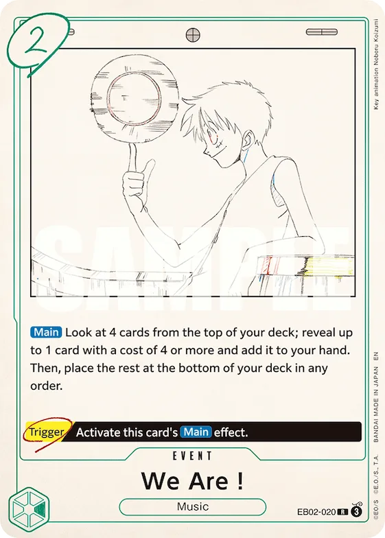 We Are ! eb2-020 – EB02 – Extra Booster: Anime 25th Collection