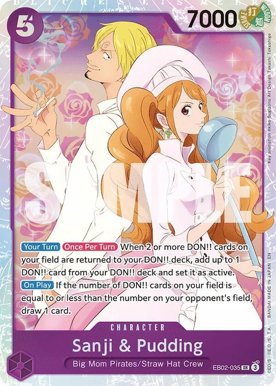 Sanji et Pudding eb2-035 – EB02 – Extra Booster: Anime 25th Collection