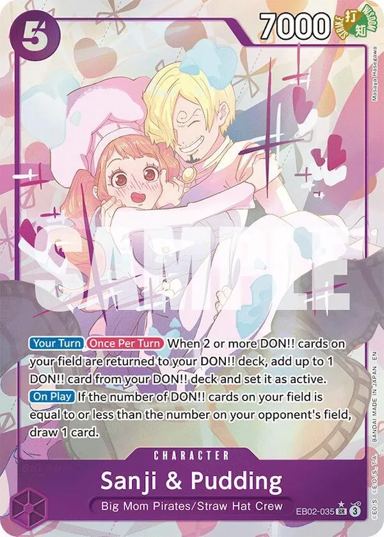 Sanji & Pudding (Alternate Art) #eb2-035 – Extra Booster: Anime 25th Collection