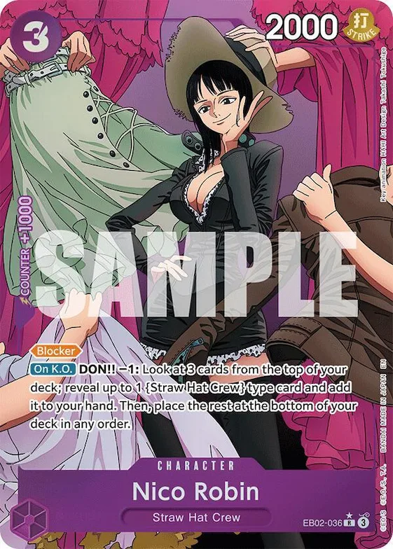Nico Robin (Alternate Art) #eb2-036 – Extra Booster: Anime 25th Collection