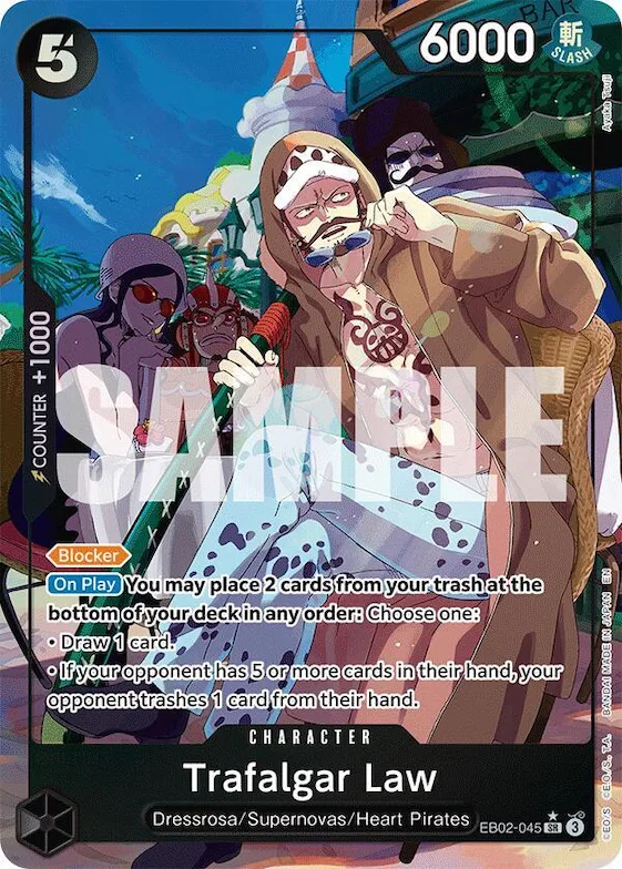 Trafalgar Law (Alternate Art) #eb2-045 – Extra Booster: Anime 25th Collection