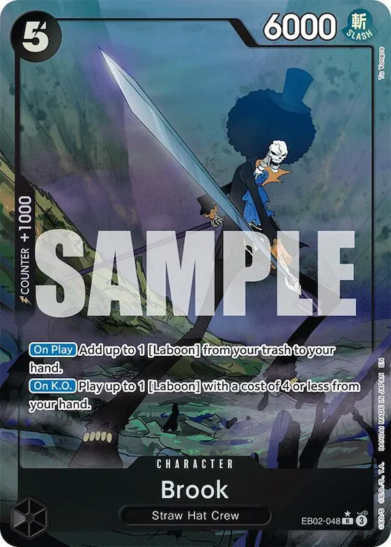 Brook (Alternate Art) #eb2-048 – Extra Booster: Anime 25th Collection