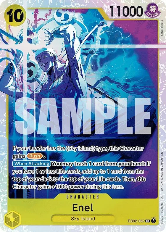 Enel #eb2-052 – Extra Booster: Anime 25th Collection