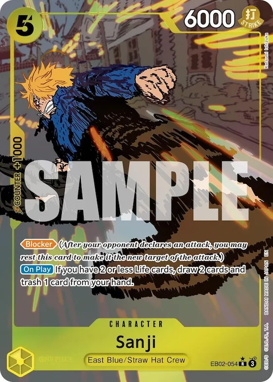 Sanji (Alternate Art) #eb2-054 – Extra Booster: Anime 25th Collection