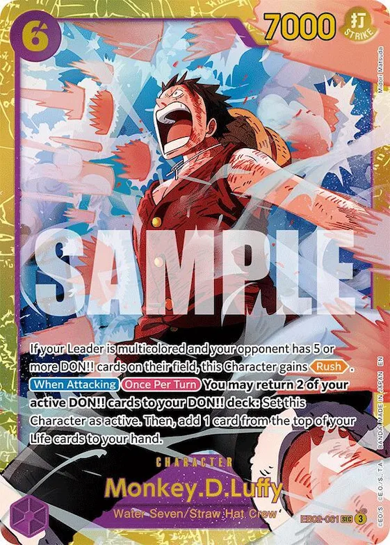 Monkey.D.Luffy (061) #eb2-061 – Extra Booster: Anime 25th Collection