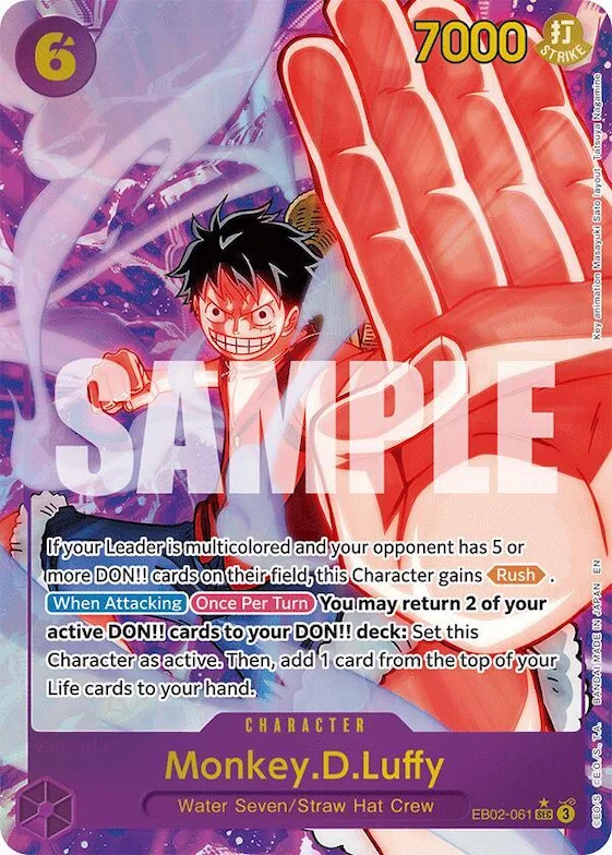 Monkey.D.Luffy (061) (Alternate Art) #eb2-061 – Extra Booster: Anime 25th Collection