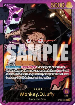 Monkey.D.Luffy (SP) #op5-060 – Extra Booster: Anime 25th Collection