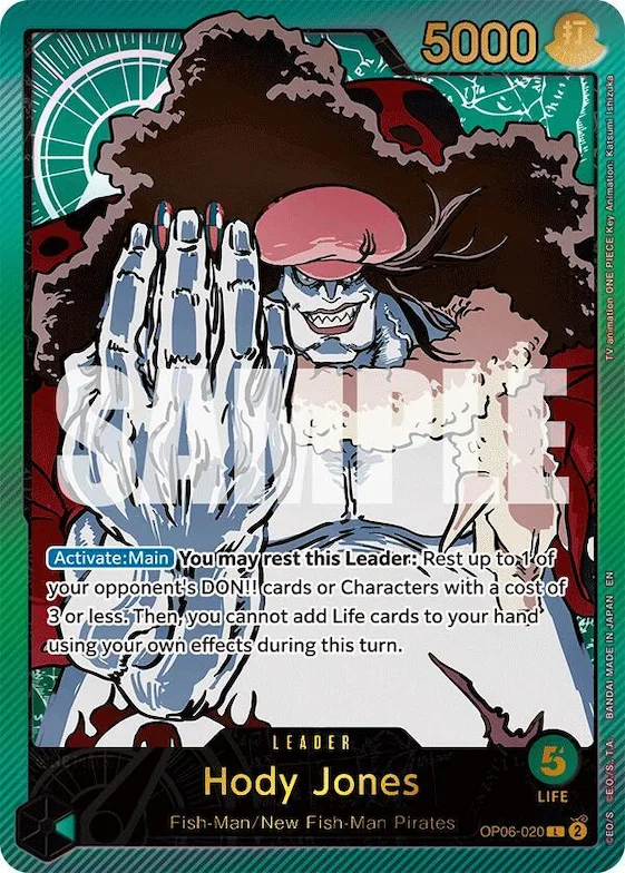 Hody Jones (SP) #op6-020 – Extra Booster: Anime 25th Collection