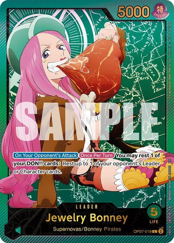 Jewelry Bonney (SP) #op7-019 – Extra Booster: Anime 25th Collection