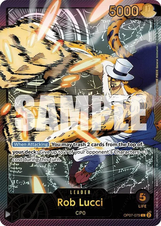 Rob Lucci (SP) #op7-079 – Extra Booster: Anime 25th Collection