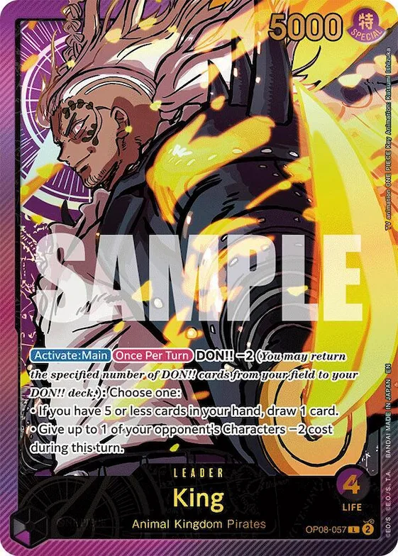 King (SP) #op8-057 – Extra Booster: Anime 25th Collection