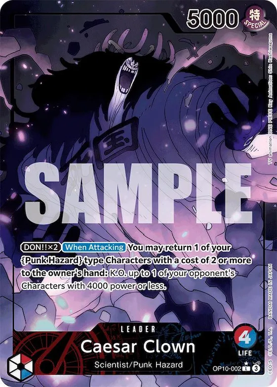 Caesar Clown (002) (Parallel) #op10-002 – Royal Blood