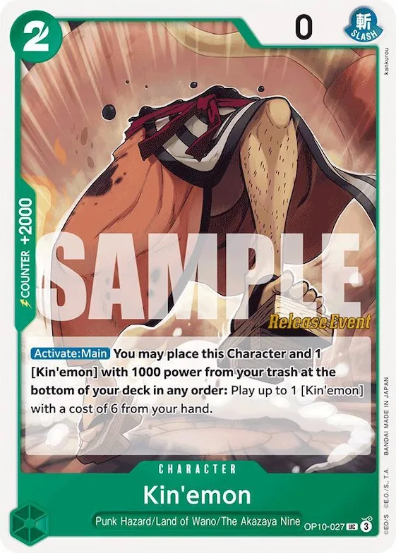Kin'emon (027) #op10-027 – Royal Blood Release Event Cards