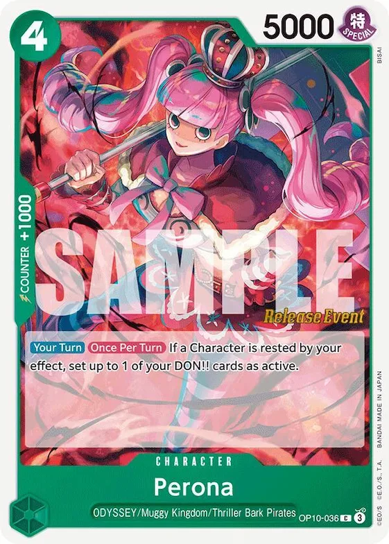 Perona (036) #op10-036 – Royal Blood Release Event Cards