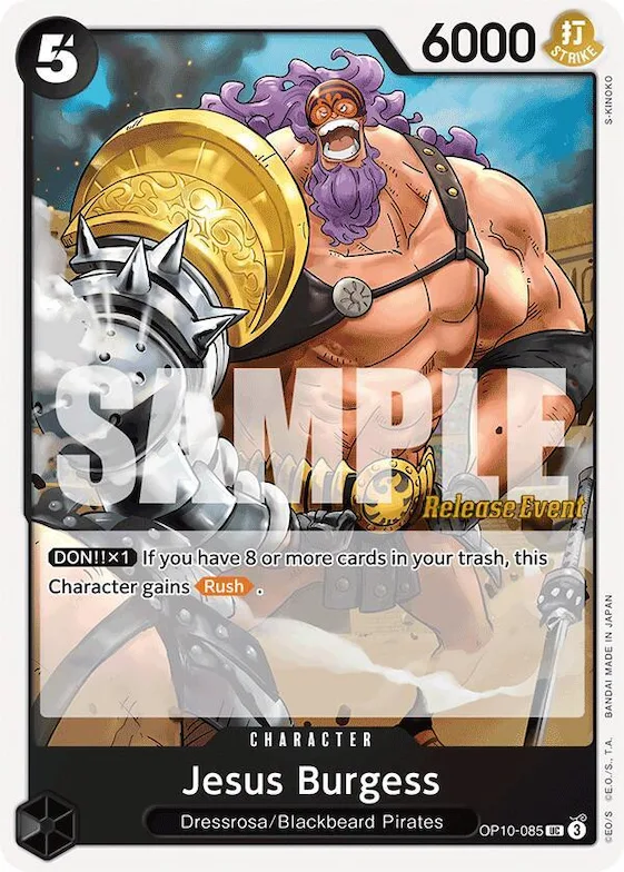 Jesus Burgess #op10-085 – Royal Blood Release Event Cards