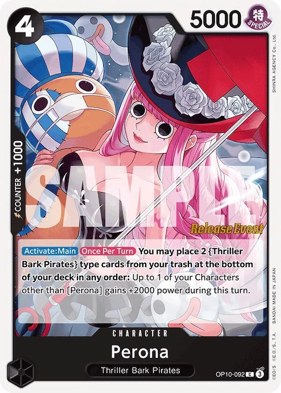 Perona (092) #op10-092 – Royal Blood Release Event Cards