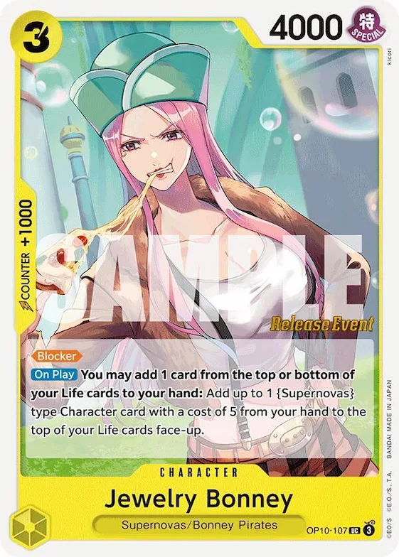 Jewelry Bonney #op10-107 – Royal Blood Release Event Cards