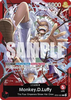 Monkey.D.Luffy (001) st21-001 – ST21 – Starter Deck EX: Gear 5