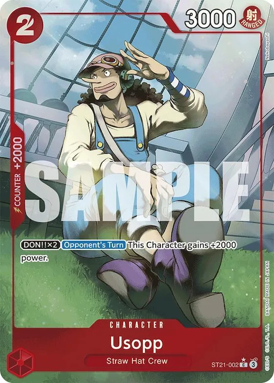 Usopp (Parallel) #st21-002 – Starter Deck EX: Gear 5