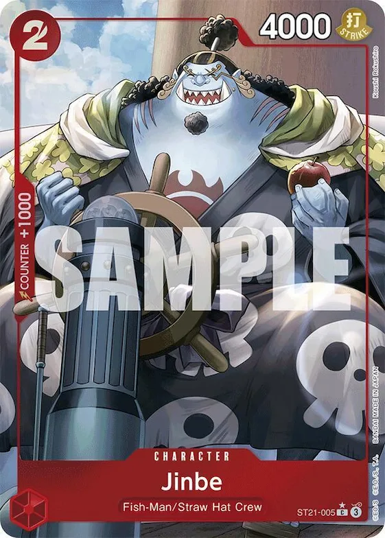Jinbe (Parallel) #st21-005 – Starter Deck EX: Gear 5