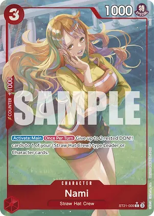 Nami (Parallel) st21-009 – ST21 – Starter Deck EX: Gear 5
