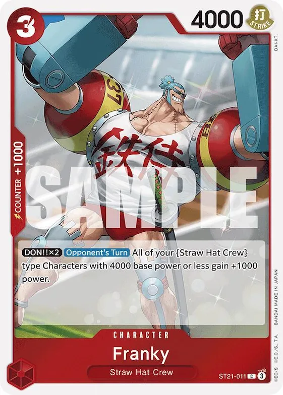 Franky st21-011 – ST21 – Starter Deck EX: Gear 5