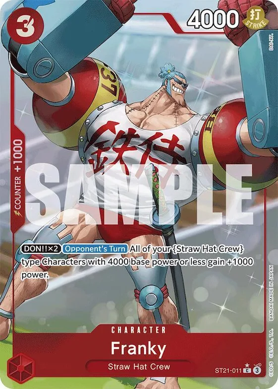 Franky (Parallel) #st21-011 – Starter Deck EX: Gear 5