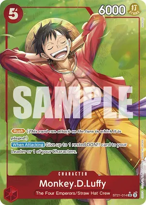 Monkey.D.Luffy (014) (Parallel) #st21-014 – Starter Deck EX: Gear 5