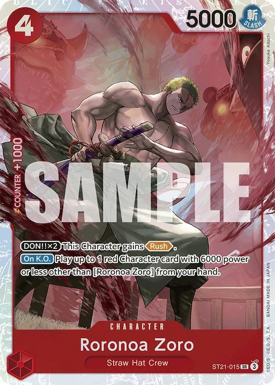 Roronoa Zoro #st21-015 – Starter Deck EX: Gear 5
