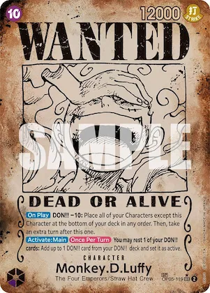 Monkey.D.Luffy (Wanted Poster) #op5-119 – Emperors in the New World