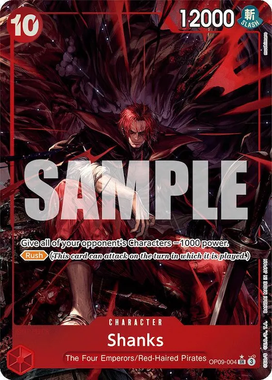 Shanks (004) (Alternate Art) #op9-004 – Emperors in the New World