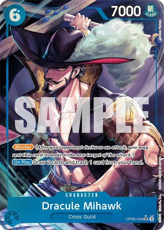 Dracule Mihawk (Parallel) #op9-048 – Emperors in the New World