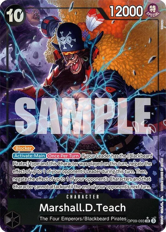 Marshall.D.Teach (093) (Alternate Art) #op9-093 – Emperors in the New World
