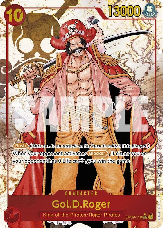 Gol.D.Roger (Alternate Art) #op9-118 – Emperors in the New World