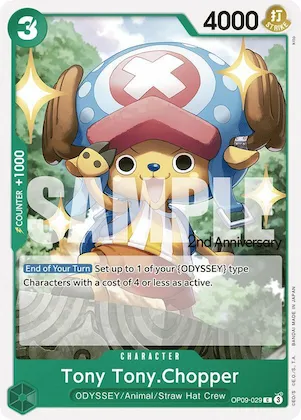Tony-Tony Chopper op9-029 – OP09 – Emperors in the New World: 2nd Anniversary Tournament Cards