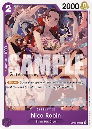 Nico Robin (071) op9-071 – OP09 – Emperors in the New World: 2nd Anniversary Tournament Cards